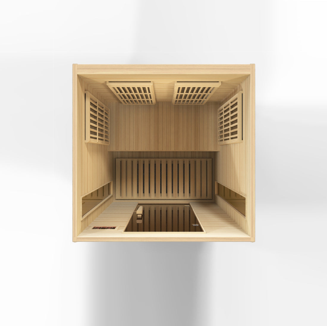 Maxxus K206 2-Person Low-EMF Far-Infrared Sauna, Canadian Hemlock