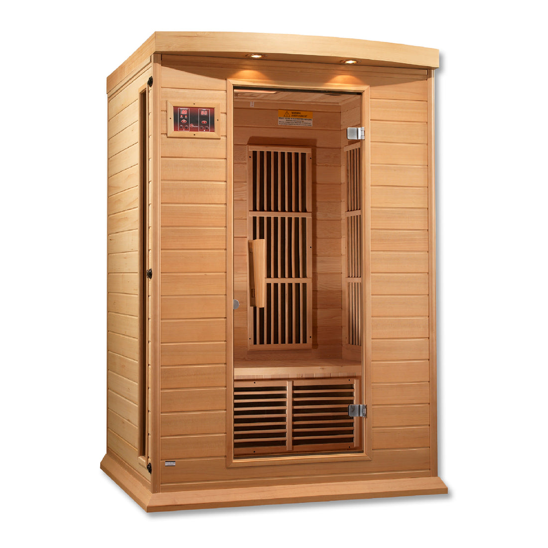 Maxxus K206 2-Person Low-EMF Far-Infrared Sauna, Canadian Hemlock