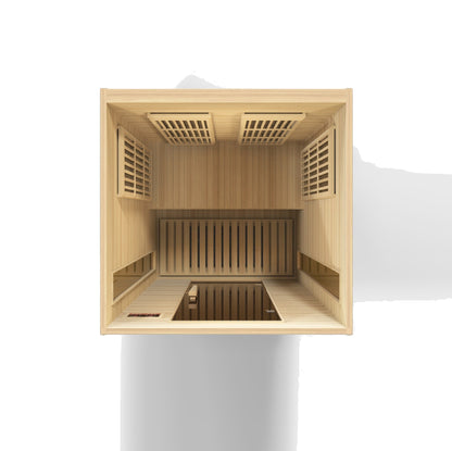 Maxxus K206 2-Person Far-Infrared Sauna, Canadian Hemlock