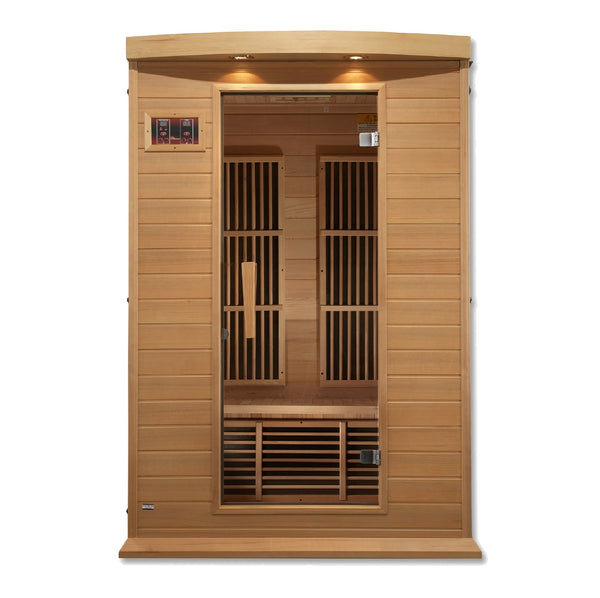 Maxxus K206 2-Person Far-Infrared Sauna, Canadian Hemlock