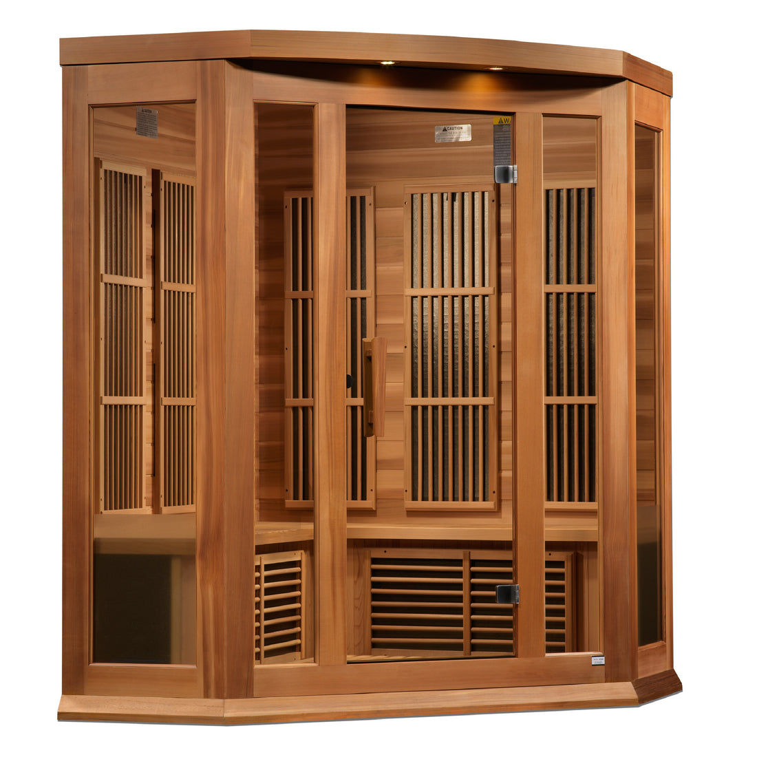 Maxxus K356 Cedar Corner Sauna - Side View