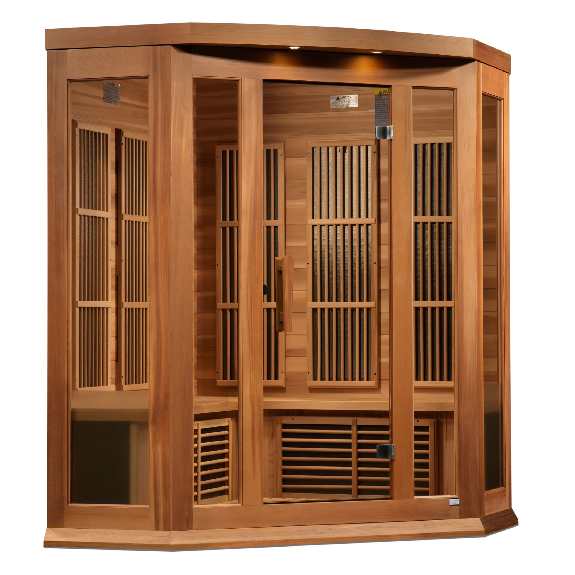 Maxxus K356 Cedar Corner Sauna - Side View