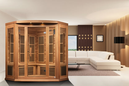 Maxxus K356 Cedar Corner Sauna - Lifestyle