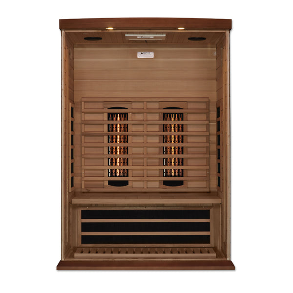 Maxxus 2-Person Full-Spectrum Infrared Sauna, Canadian Red Cedar