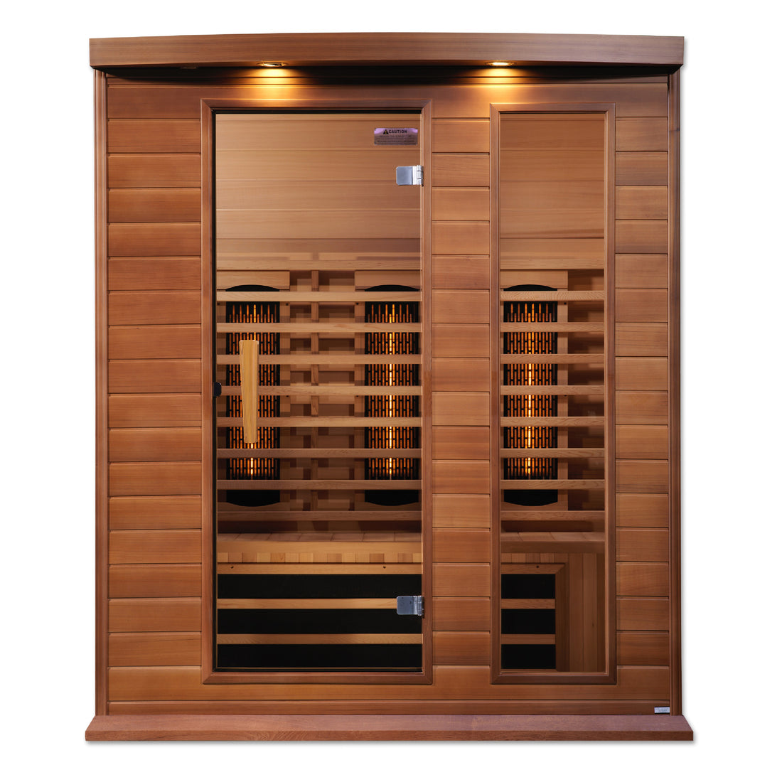 Maxxus 3-Person Full-Spectrum Infrared Sauna, Canadian Red Cedar