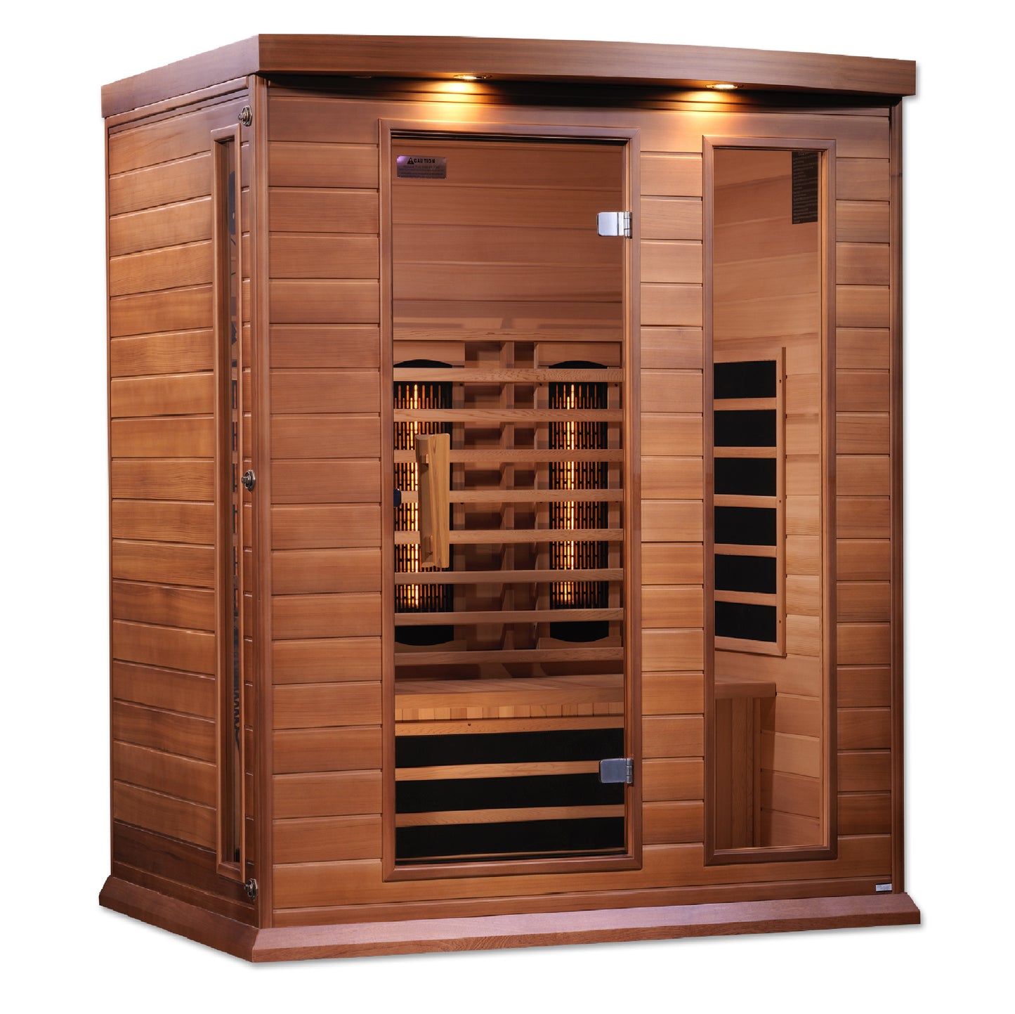 Maxxus 3-Person Full-Spectrum Infrared Sauna, Canadian Red Cedar