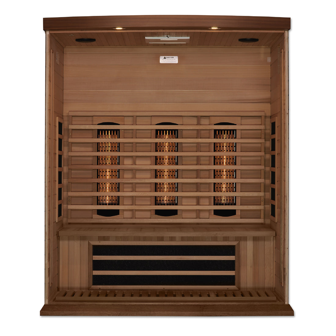 Maxxus 3-Person Full-Spectrum Infrared Sauna, Canadian Red Cedar
