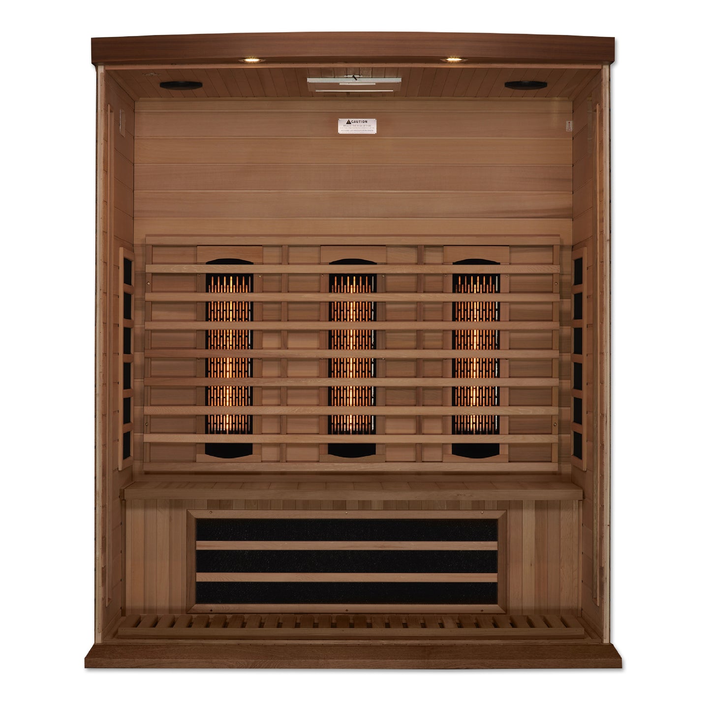 Maxxus 3-Person Full-Spectrum Infrared Sauna, Canadian Red Cedar
