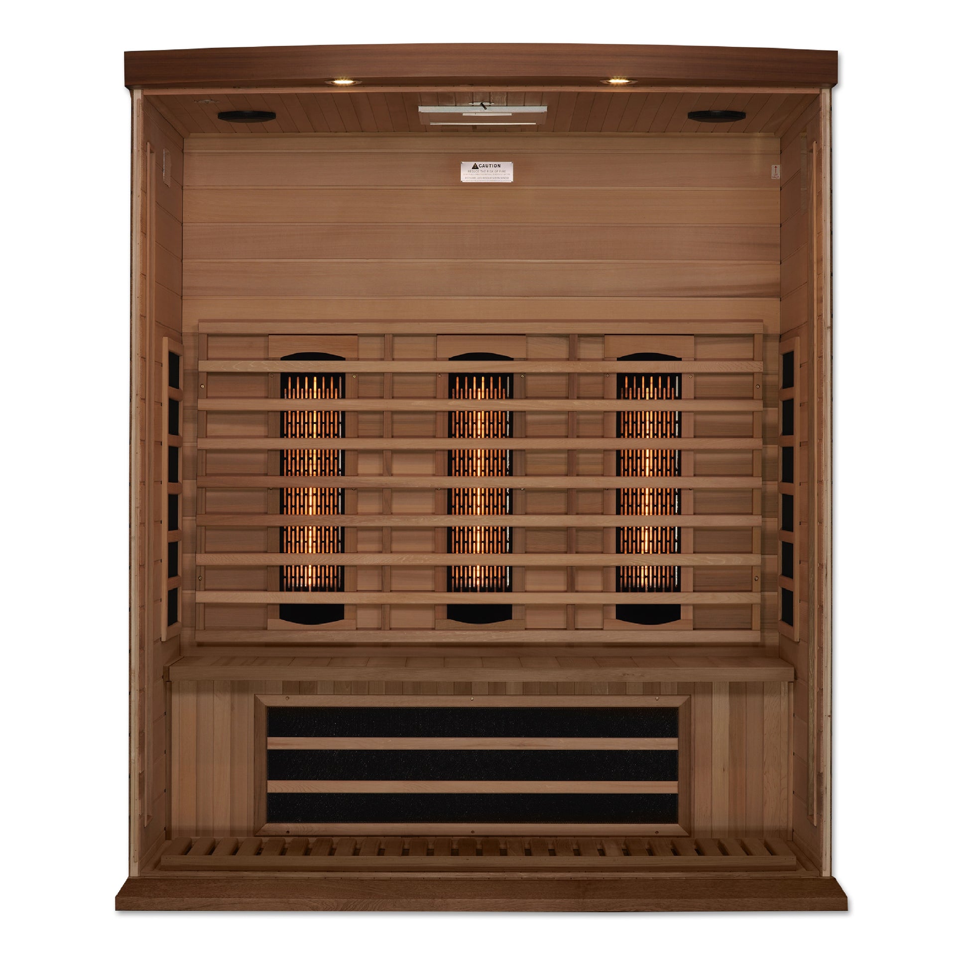 Maxxus 3-Person Full-Spectrum Infrared Sauna, Canadian Red Cedar