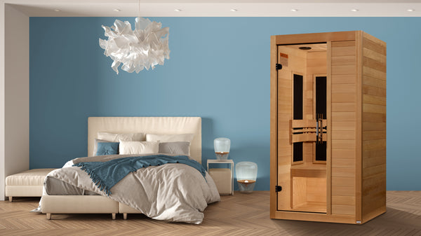 Maxxus S106 1-Person Low-EMF Far-Infrared Sauna, Canadian Hemlock