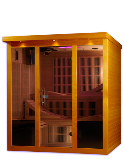 Dynamic "Monaco" 6-Person Near Zero EMF FAR Infrared Sauna