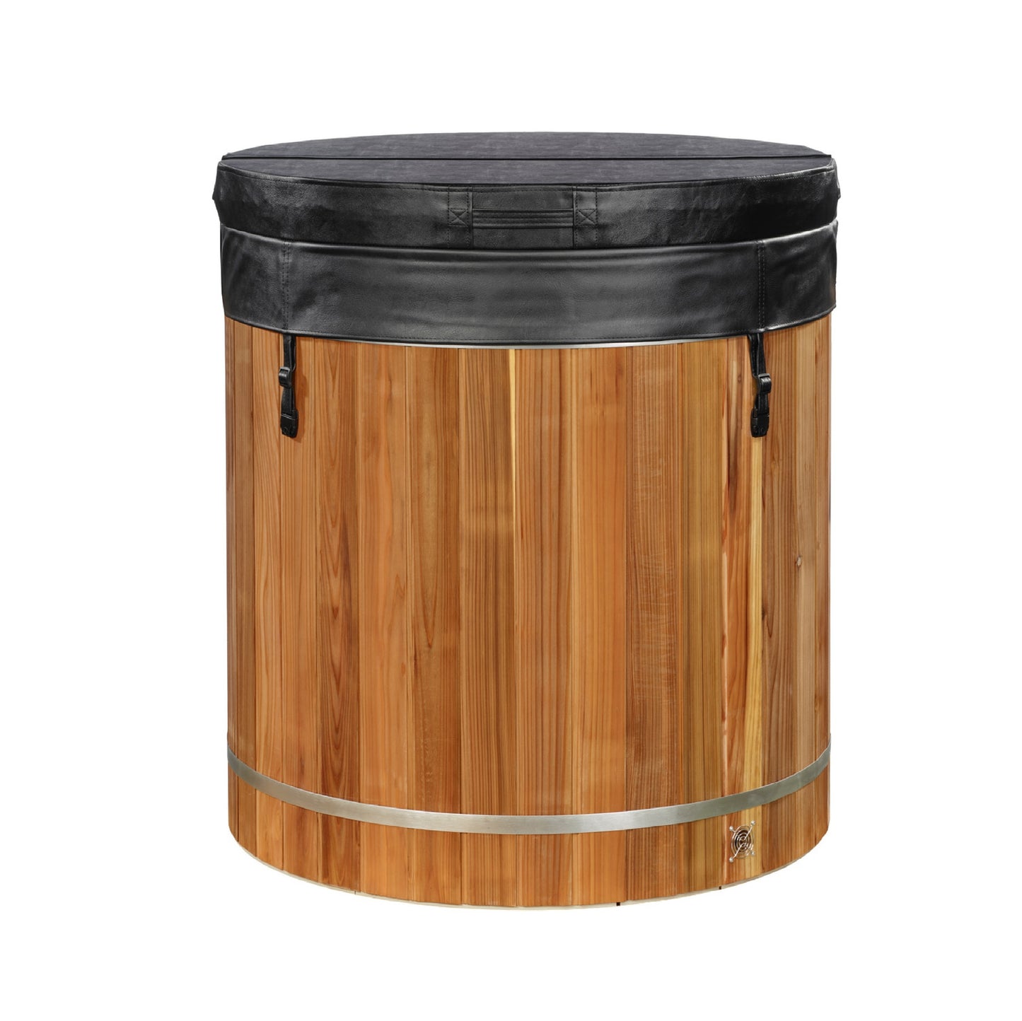 Dynamic Cold Therapy Barrel Spa, Pacific Cedar Stainless Cold Plunge Tub