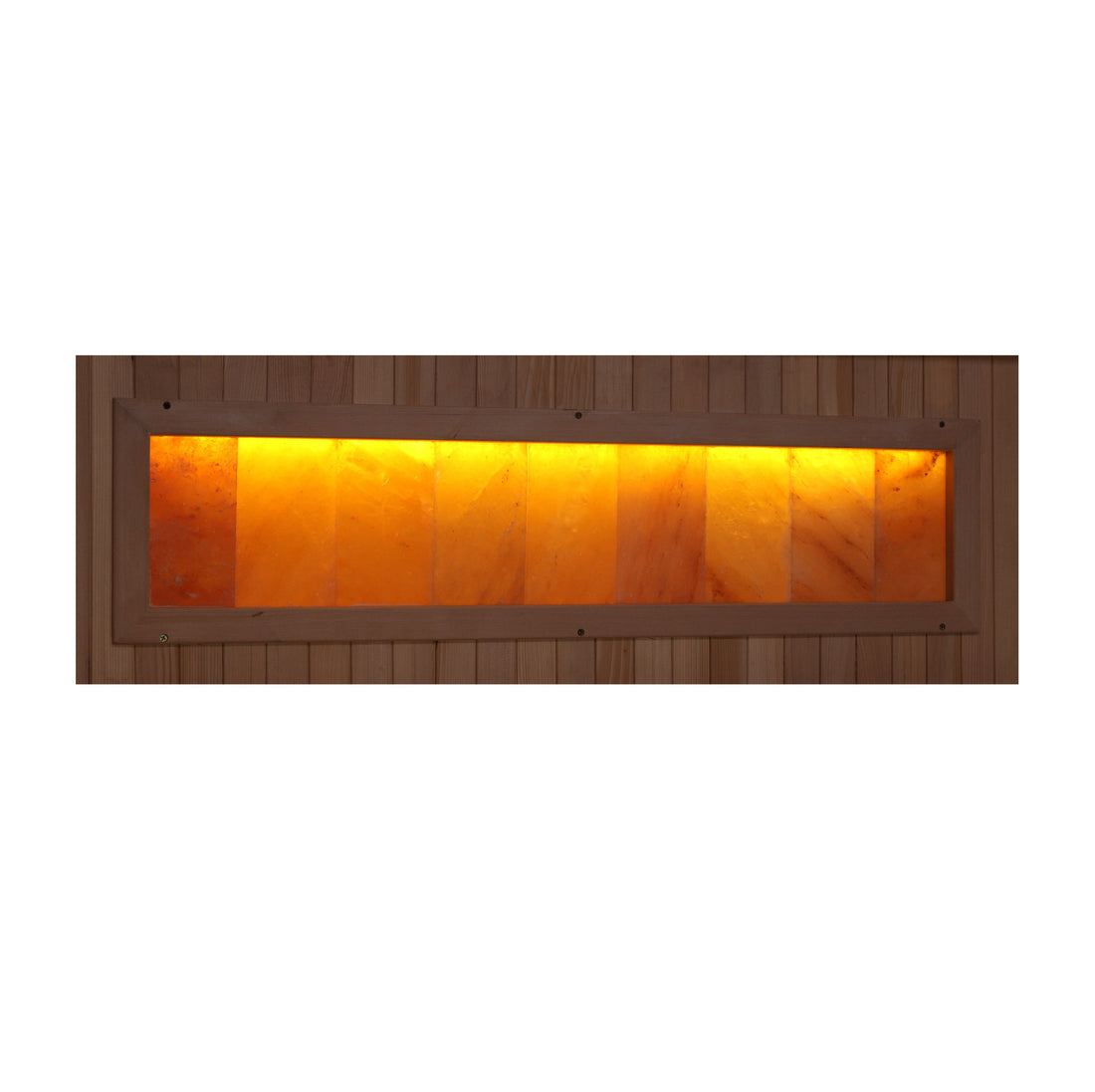 Golden Designs Reserve Edition 3-Person Full Spectrum Near Zero EMF Sauna with Himalayan Salt Bar