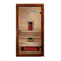 Dynamic Santorini 1-2 Person Full-Spectrum Infrared Sauna, Canadian Hemlock