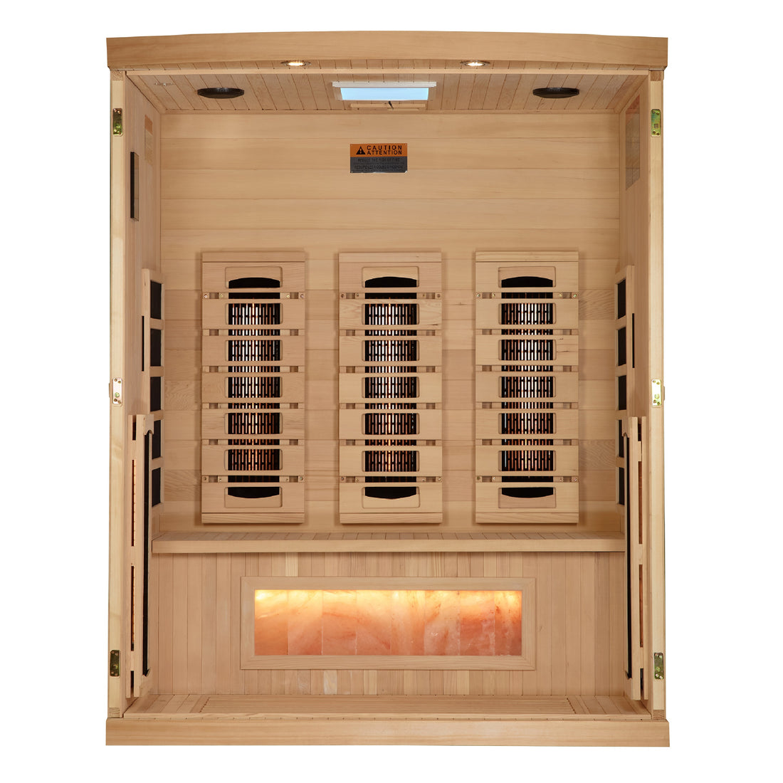 Golden Designs 3-Person Full-Spectrum Infrared Sauna detail