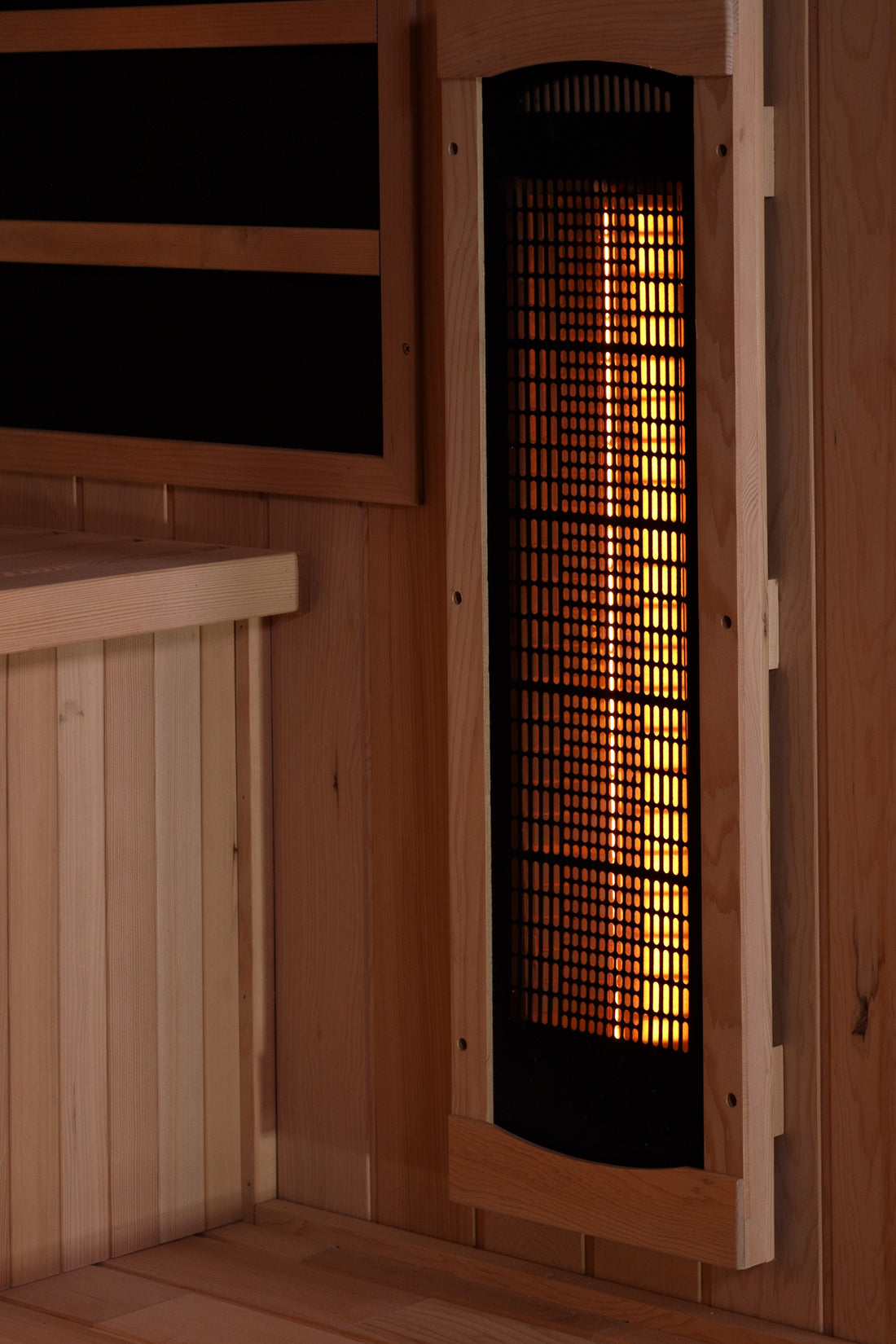 Near-IR heater side wall