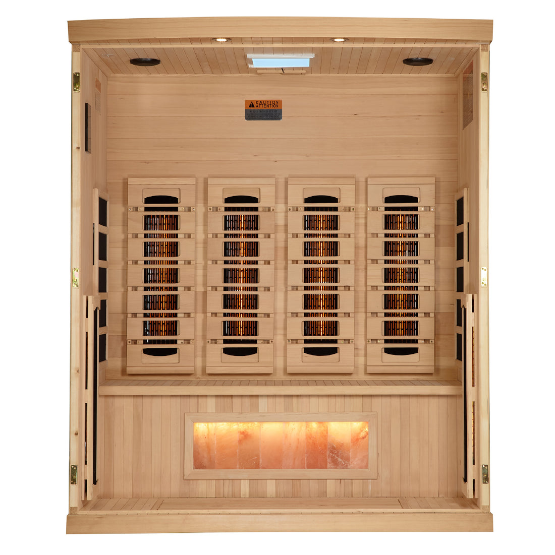 Golden Designs Reserve Edition 4-Person Full-Spectrum Infrared Sauna detail