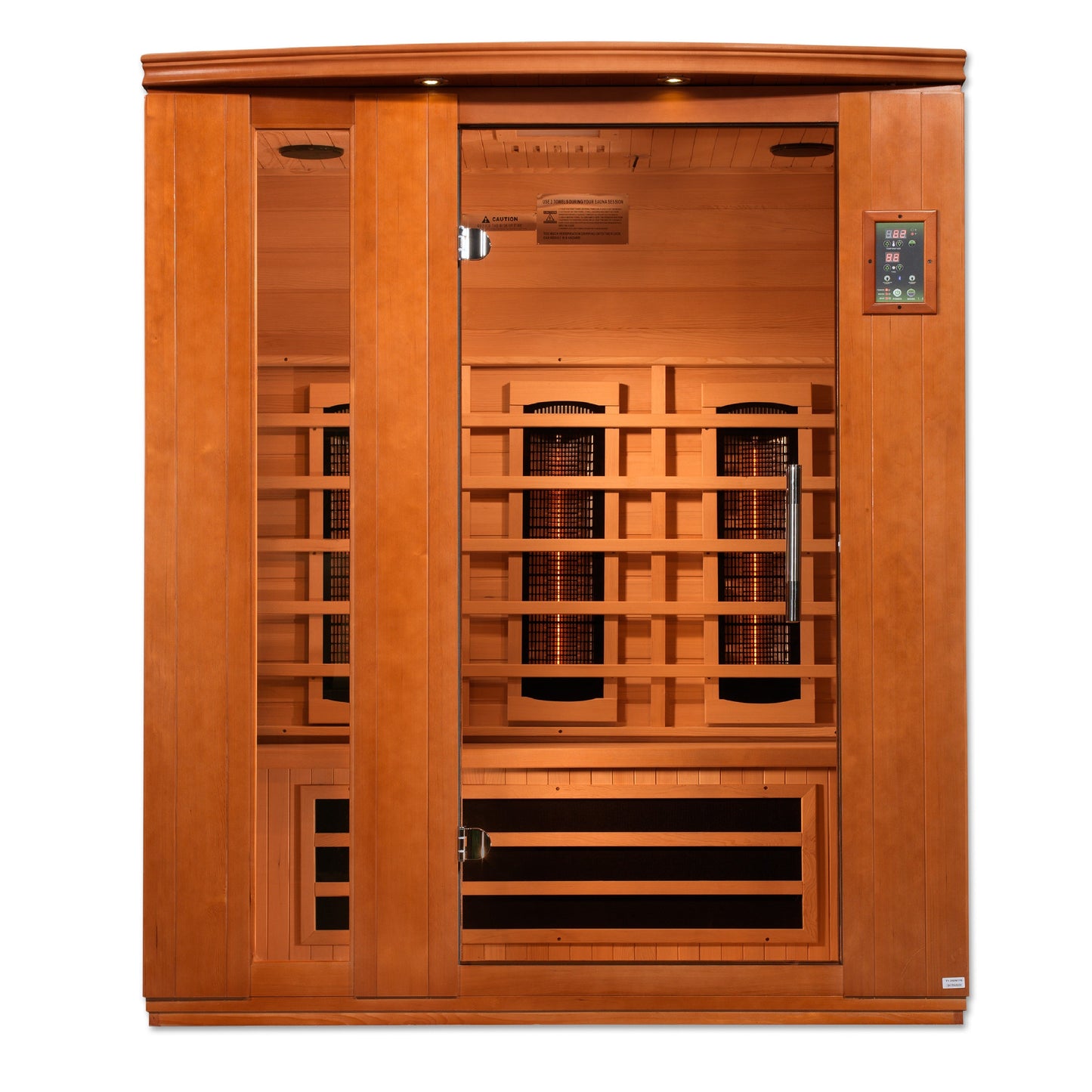Dynamic Lugano Full-Spectrum sauna front view