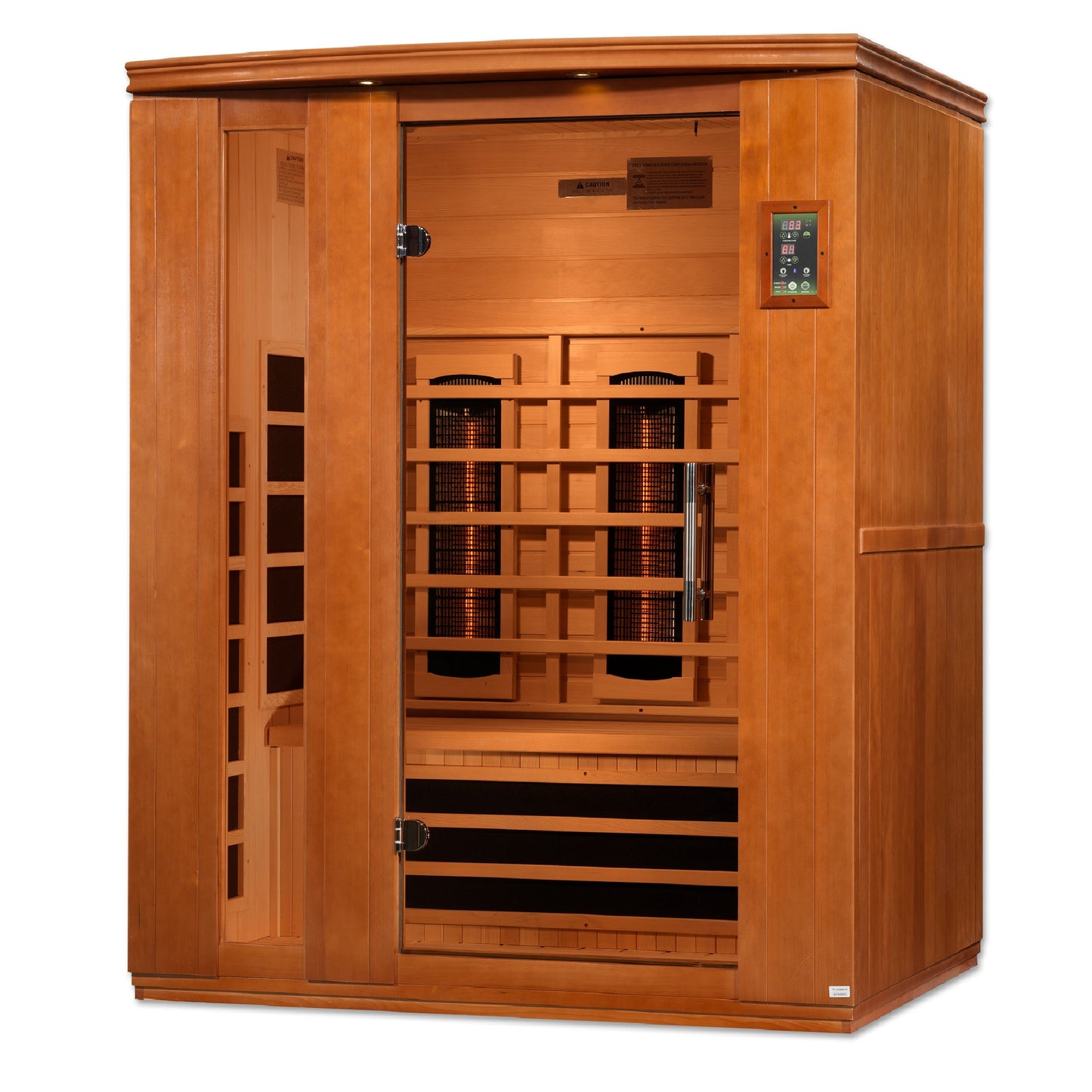 Dynamic Lugano Full-Spectrum sauna interior